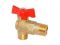 Кран шаровый угловой 1/2' х 1/2' для стир. машины PN1,6 МПа; 11Б27п17, Цветлит(ZW10137)