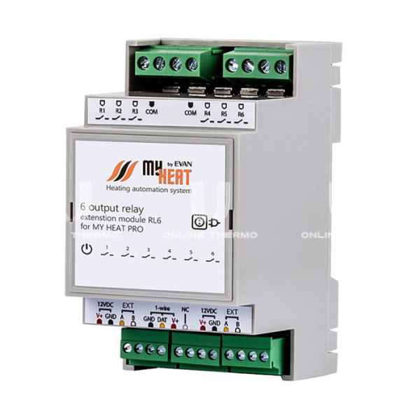 Релейный блок расширения Эван MY HEAT RL6 6291