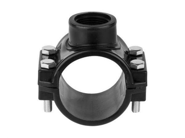 Хомут ПЭ 63 х 1' вн., AV Engineering(Полипропилен, макс.  16 бар, макс.  40 °С)