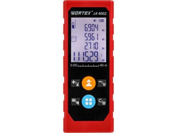 Дальномер лазерный WORTEX LR 4002 в кор., 0,05 – 40, ± 2 мм
