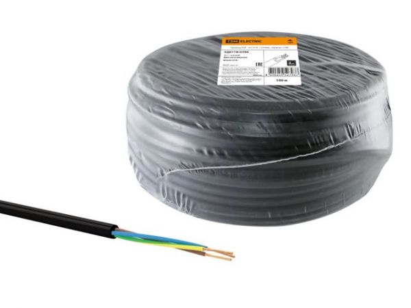 Провод ПВС 3х1,0 ГОСТ (100м) Ч TDM