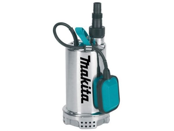 Насос дренажный для чистой воды MAKITA PF 1100(1100 Вт, 15000 л/ч, до 5 м, стальн. корпус)