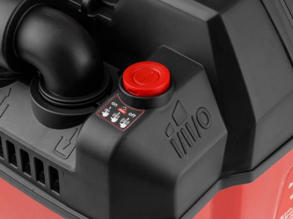 Пылесос WORTEX CVC 1815 в кор. ALL1 XLT SOLO БЕСЩЁТ., 18 В, 9-15 кПа, 10 л, строительный(18 В, строительный,  бесщёт. двигатель, БЕЗ АКБ и ЗУ, 10 л, 9/15 кПа (90/150 мбар), 9/12 л/с, до 1.5)