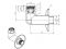 Американка угловая 1/2' вн. х 1/2' нар. ХРОМ, AV Engineering (2 шт. в уп.)(для полотенцесушителя, макс. 70 С, макс. 16 бар)