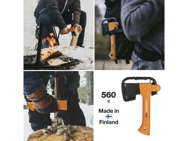 Топор туристический X5 XXS FISKARS