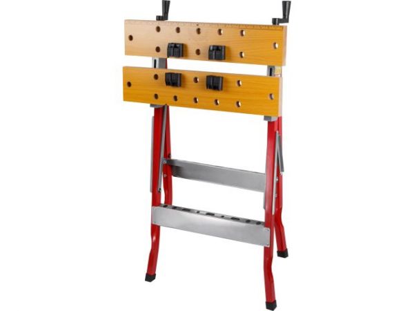 Верстак складной WORTEX WB 1560 в кор.МДФ, 605x640x800 мм, регулировка столешницы(нагрузка до 150 кг, масса 6 кг)