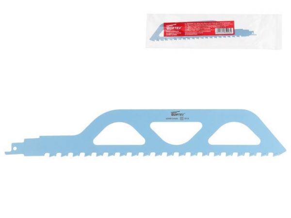 Пилка сабельная по кирпичу S305B (1 шт.) WORTEX 300 мм длина(пропил прямой, грубый, для базовых работ)