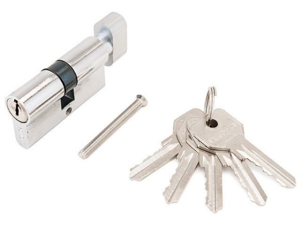 Евроцилиндр с вертушкой Стандарт Z.I.60В-5K CP(англ.ключ, 5ключей, Длина цилиндра 60 (25*10*25))
