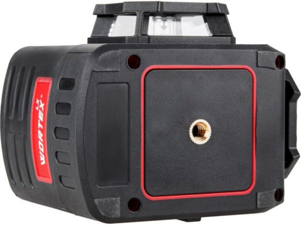 Нивелир лазерный линейный WORTEX LX LL 0330-2 (3х360°, до 25 м, +/- 0.3 мм/м, зеленый)(резьба 1/4')