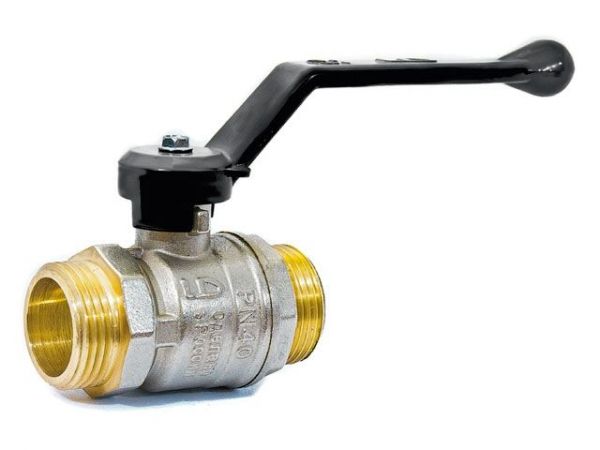 Кран шаровый 1/2' нар.-нар. ручка PN40, LD