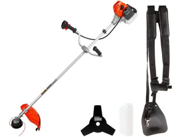 Мотокоса STARTUL GARDEN 2150(2.15 кВт, 2.9 л.с., 43.0 см3, лёгкий запуск, нож 3Т, ремень двухлямочный, вес 7.6 кг)