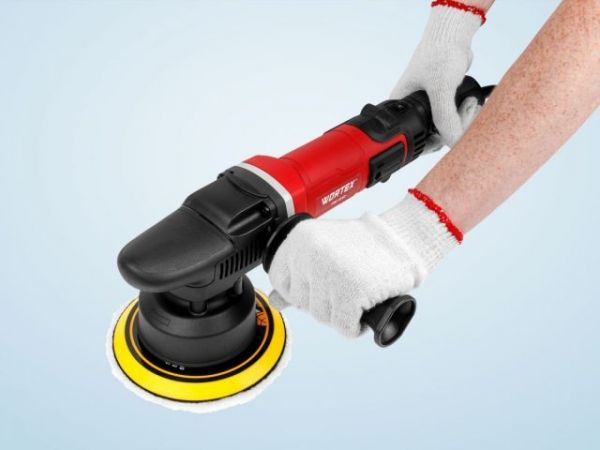 Полировальная машина эксцентриковая WORTEX PM 1512 в кор. 1100 Вт, 150 мм, 1000-4500 об/мин(рег.об., конст.эл., эксцентрик, шнур 4 м)