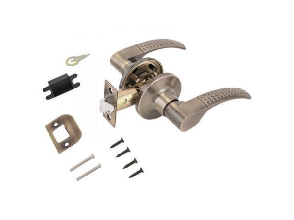 Защелка врезная межкомнатная  8510 PS AB бронза пустая СТАНДАРТ