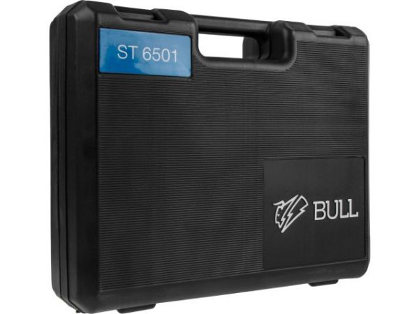 Лобзик электрический BULL ST 6501 в чем. 600 Вт, 500-3000 ход/мин, до 110 мм(Кабель 4 м, подсветка, литая алюминиевая платформа, быстрозажим. патрон)