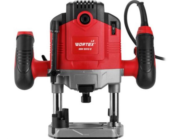 Фрезер вертикальный WORTEX LX MM 5513 E в кор. + аксессуары 1300 Вт, цанга 8 мм, 12000-30000 об/мин(Рабочий ход фрезы: 55 мм;)
