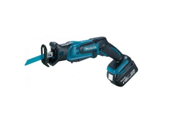 Сабельная пила LXT DJR185RFE MAKITA(18 В, 2 акк., 3.0 А/ч, дерево до 50 мм, металл до 50 мм, пластик до 50 мм)