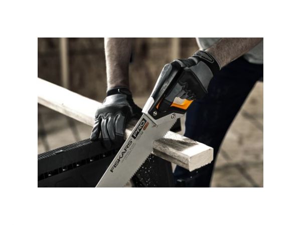 Ножовка по дереву PowerTooth 500мм 9 зубьев на дюйм FISKARS