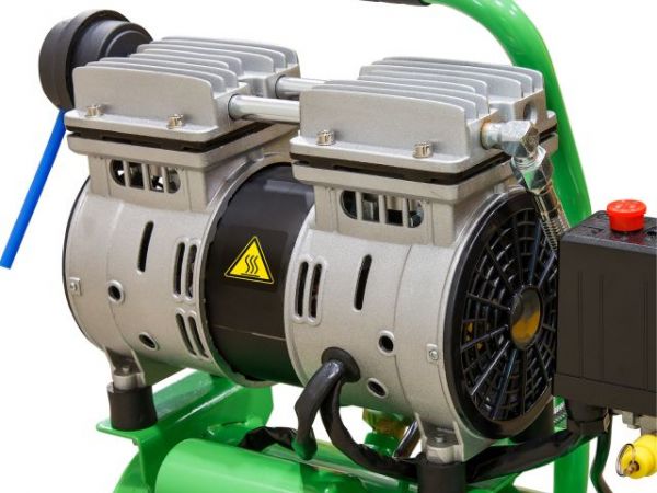 Компрессор ECO AE-10-OF1 безмасляный(120 л/мин, 8 атм, коаксиальный, безмасляный, ресив. 10 л, 220 В, 0,7 кВт)