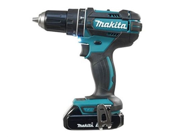 Ударная дрель-шуруповерт MAKITA LXT DHP 482 SYE в чем. (18.0 В, 2 акк., 1.5 А/ч Li-Ion, 2 скор., 62 Нм, шурупы до 13 мм, сверление в металле до 13 мм)