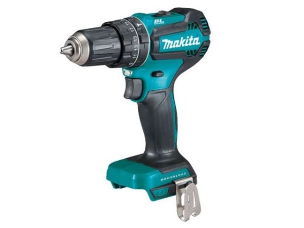 Ударная дрель-шуруповерт MAKITA LXT DHP 485 RTJ в кейсе(18.0 В, 2 акк, 5.0 А/ч Li-Ion, 2 скор., 50 Нм, шурупы до 13 мм, сверление в металле до 13 мм)