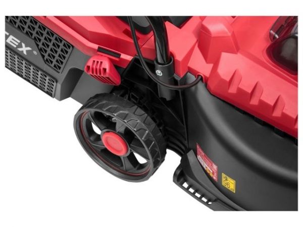 Газонокосилка аккумуляторная WORTEX CLM 3336 в кор. ALL1 XLT SOLO БЕСЩЁТ.ДВИГ., 18В+18В, шир.330 мм(БЕЗ АКБ И ЗУ, выс. 30-75 мм, травосборник 30 л)