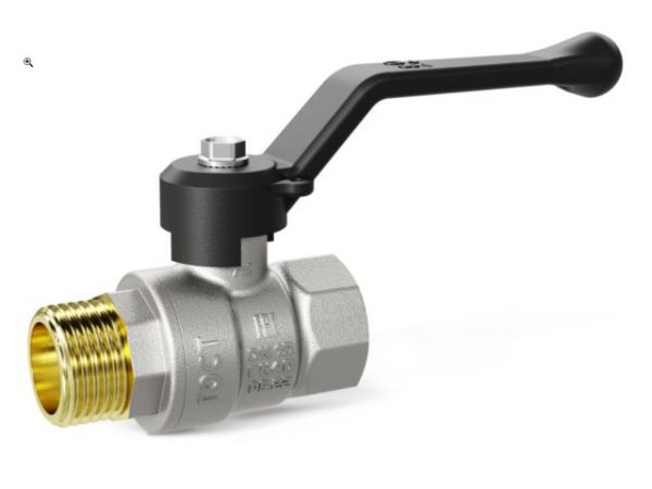Кран шаровый 1 1/4' нар.-вн. ручка PN25, LD