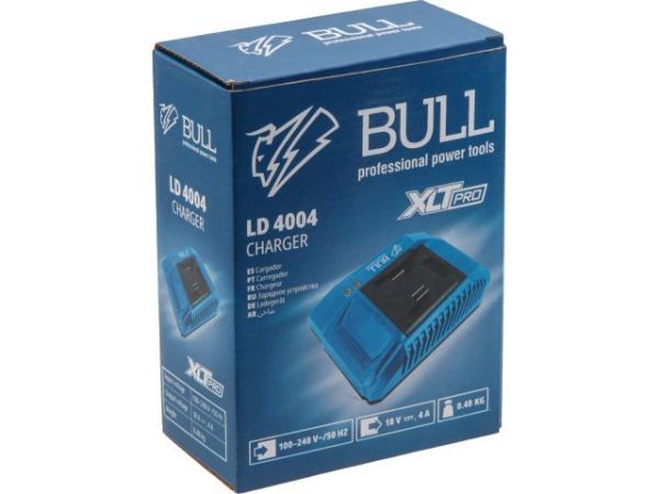 Зарядное устройство BULL LD 4004 1 слот, 4 А XLTpro(18.0 В, 4.0 А, быстрая зарядка)