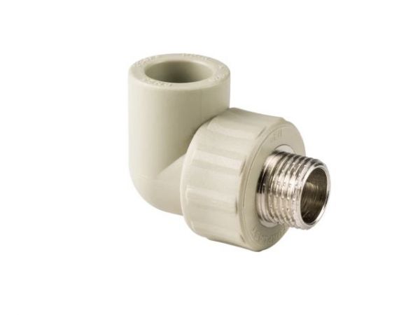 Колено ПП комб. нар. 20х1/2', сер. РТП(Угольник)