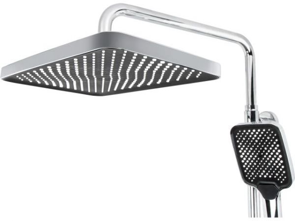 Душевая система (Lt) D35, серия Lily хром, a-five(На стену, Короткий излив, Троп. душ: вынос 405 мм, размер 300х200 мм.))