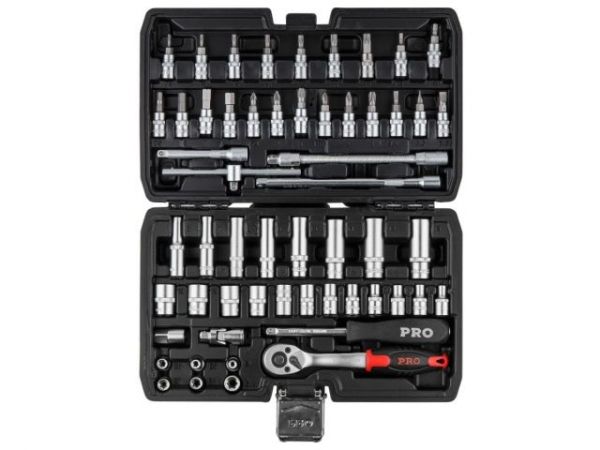 Набор головок и бит 56пр. 1/4' PRO STARTUL STUTTGART (PRO-056S)