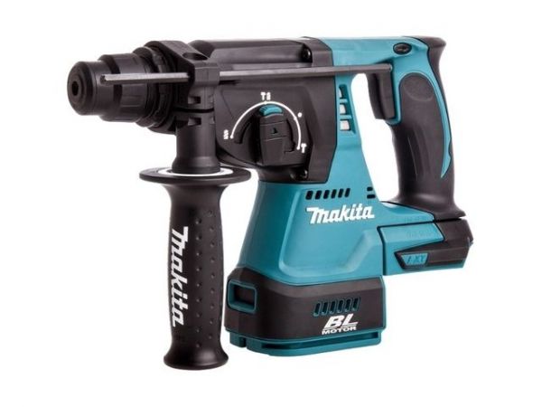 Перфоратор MAKITA LXT DHR 242 Z в кор. (18.0 В, БЕЗ АККУМУЛЯТОРА, 2.4 Дж, вес 3.3 кг)