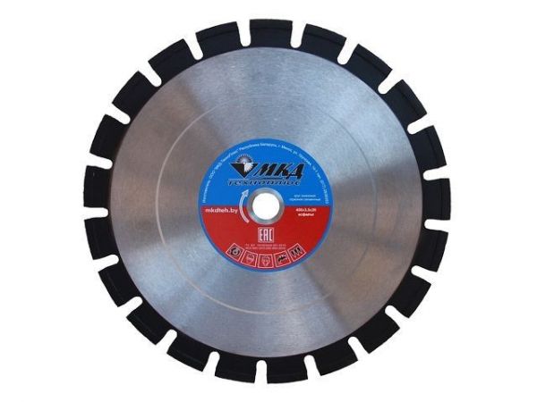 Алмазный круг 400х20 мм по асфальту сегмент. ПРОФЕССИОНАЛ