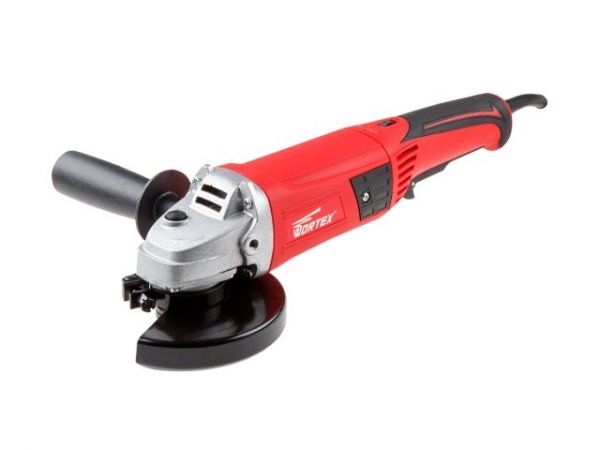 Одноручная углошлифмашина WORTEX AG 1213 в кор. 1250 Вт, 125 мм, 0-11000 об/мин(рег. об., пылезащита двигателя и подшипника, удлинённая рукоятка)