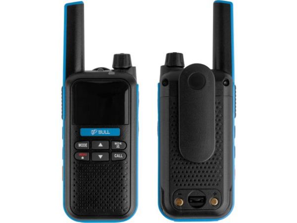 Портативная радиостанция BULL WT 1605 в кор. (комплект 2 шт.)(PMR (446 МГц), 0,5 Вт, 12,5 кГц, до 27 часов, 120 г)