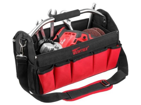 Сумка для инструмента WORTEX WB 4040 нейлон, 420x230x370 мм, вес до 20 кг(Общее кол-во отсеков: 23)