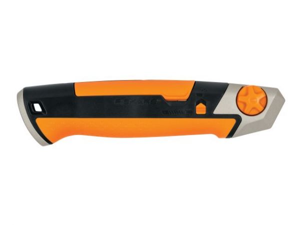 Нож с выдвижным, сменным лезвием 25мм CarbonMax FISKARS