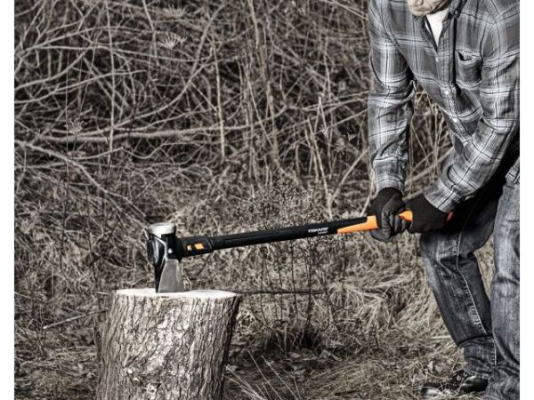 Топор строительный XXL FISKARS(Топор-молот/топор-кувалда. Вес - 4,9 кг; длина - 92,1 см)