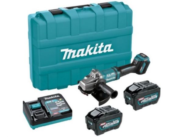 Углошлифмашина MAKITA XGT GA038GT201 MAKPAC(40.0 В, 2 акк., 5.0 А/ч, Li-Ion,)