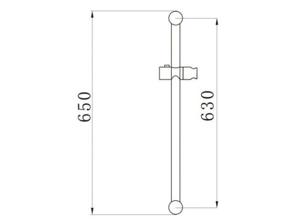 Душевая стойка AVSSS-055 AV Engineering(Высота 650 мм)