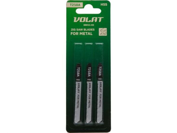 Пилка лобз. по металлу T218A (3 шт.) ВОЛАТ(пропил криволинейный, тонкий, для базовых работ)