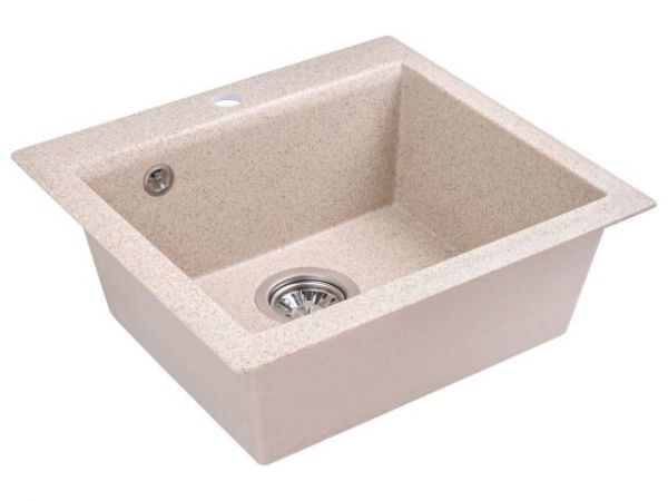 Мойка кухонная из искусственного камня SOLO гранит 500х460 мм, AV Engineering