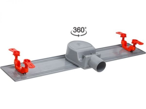 Сливной трап горизонтальный D 50, реш. нерж., сухой затвор, 63х600мм, AV Engineering