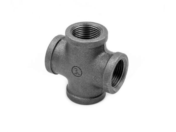 Крестовина 1/2' чугун черн., AV Engineering