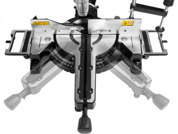 Торцовочная пила BULL CM 2502 в кор. 1800 Вт, 255 мм, глуб. до 89 мм, шир. до 310 мм, лазер, протяжк(Наклонный двигатель, диск 80T в комплекте)