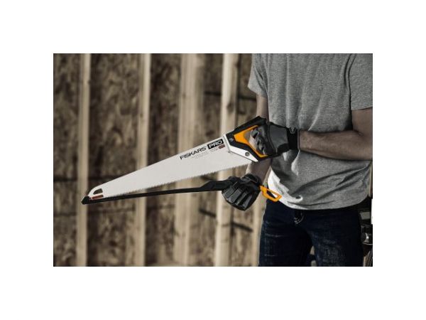 Ножовка по дереву PowerTooth 550мм 9 зубьев на дюйм FISKARS