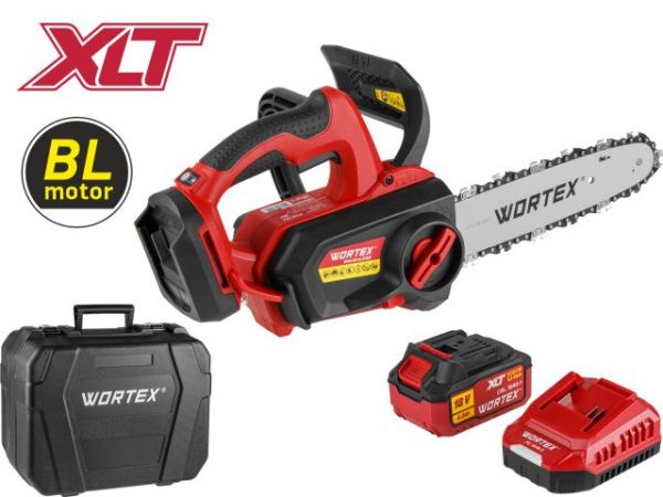 Пила цепная WORTEX CEC 2518-3 в чем. ALL1 XLT SET БЕСЩЕТ., 18 В, 25.4 см