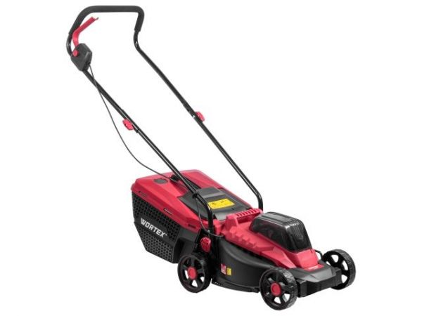 Газонокосилка аккумуляторная WORTEX CLM 3336 ALL1 XLT SET БЕСЩЁТ.ДВИГ., 18В+18В, 2акб, 4Ач, шир.3(выс. 30-75 мм, травосборник 30 л)