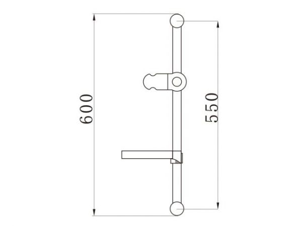 Душевая стойка AVSSS-030 AV Engineering(Высота 600 мм)