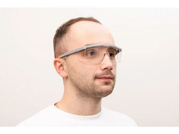 Очки открытые JETA SAFETY Aurora прозрачные(с боковой защитой и регулировкой длины дужек)