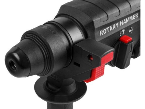 Перфоратор WORTEX RH 2831 в чем. + (2 зубила, 3 сверла) 850 Вт, 3.0 Дж, 3 реж., SDS-plus, Vario-Lock(850 Вт, 3.0 Дж, 3 реж., патрон SDS-plus, вес 3.2 кг)